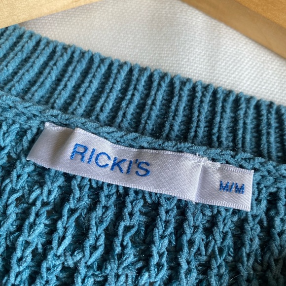 Blue Knit Sweater - Picture 3 of 4